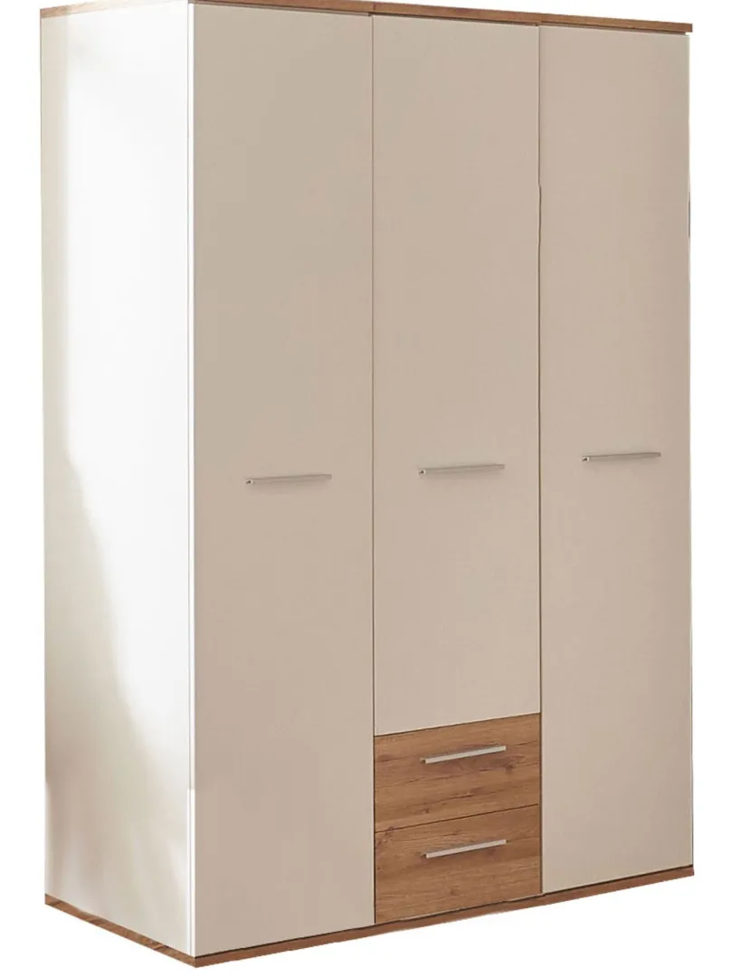 Outlet New York Kleiderschrank 140 breit Drehtürenschränke|Kleiderschrank