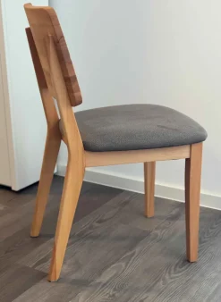 Outlet Norman Massivholz Stühle kernbuche Stühle|Polsterstühle