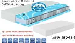 New Nubo Spring Matratze mit Gelschaum Matratzen