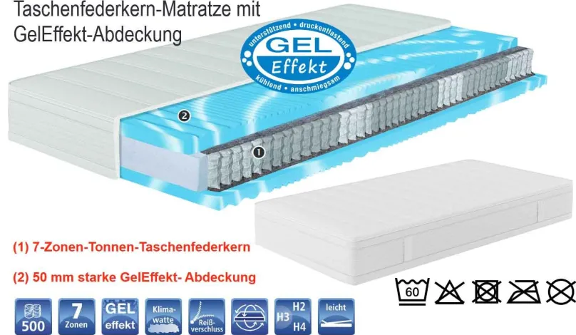 New Nubo Spring Matratze mit Gelschaum Matratzen