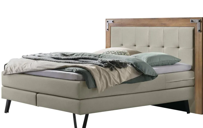 Clearance Oakland Boxspringbett retro Boxspringbett