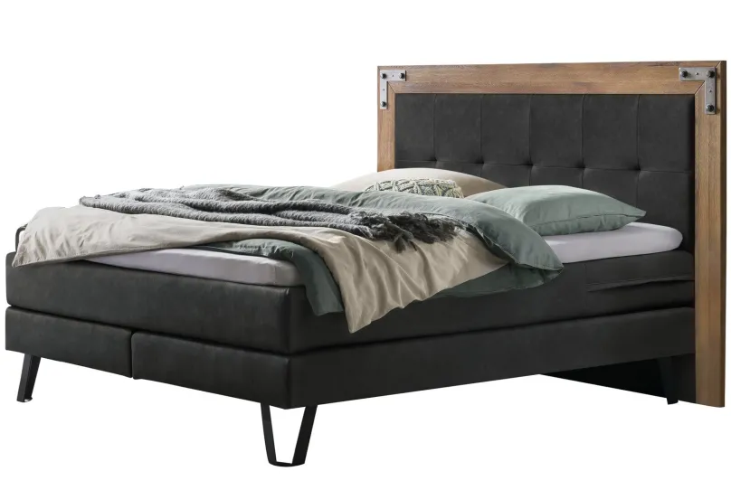 Clearance Oakland Boxspringbett retro Boxspringbett
