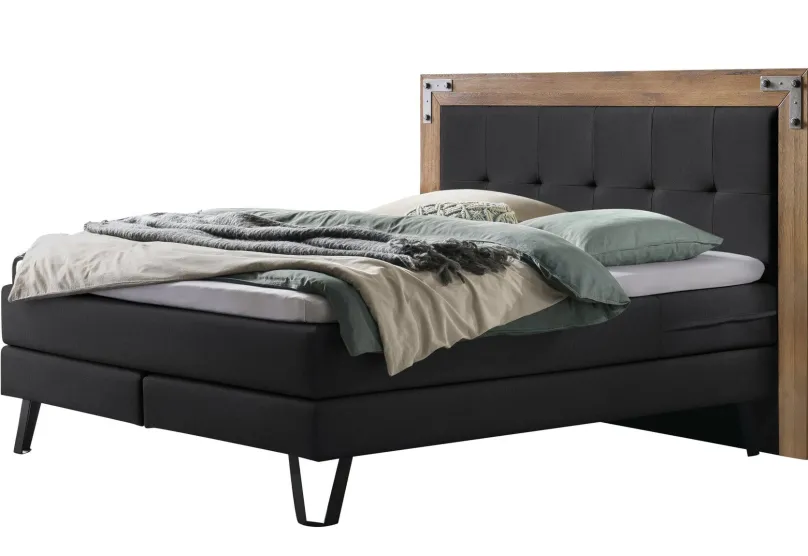 Clearance Oakland Boxspringbett retro Boxspringbett