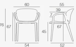Octave Plastikstühle 2er Set Stühle|Kunststoffstühle