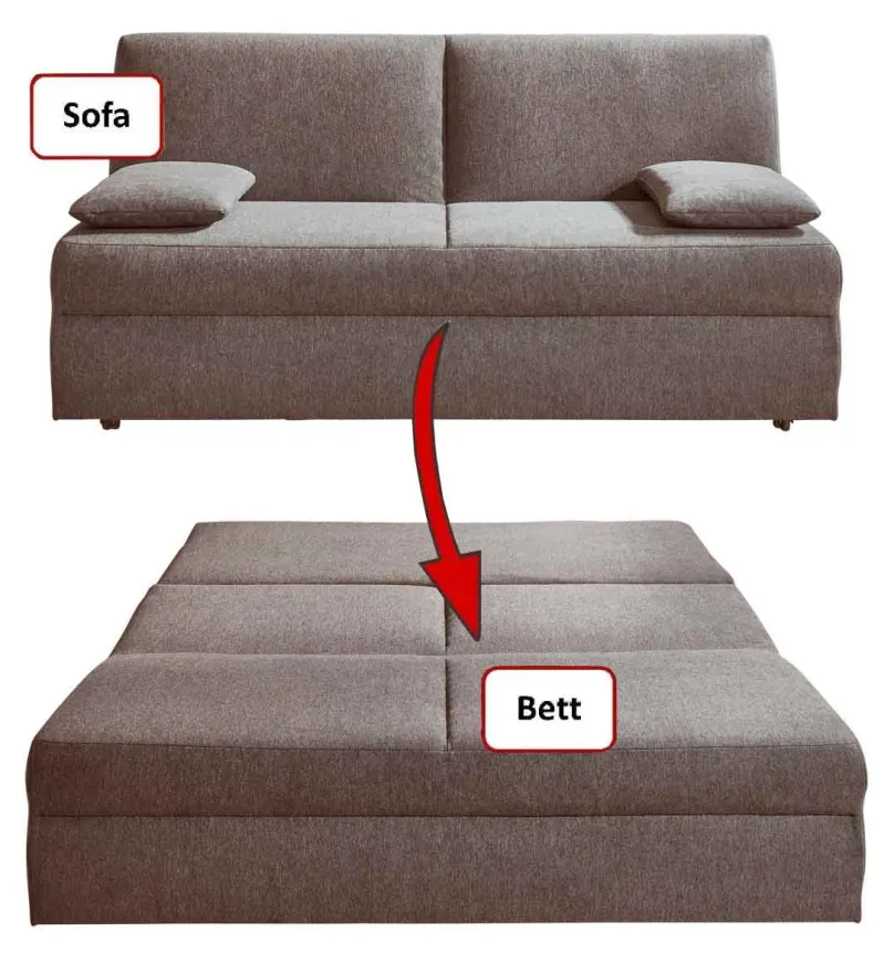 New Ohio Couch mit Bettfunktion Schlafsofa|Sofas