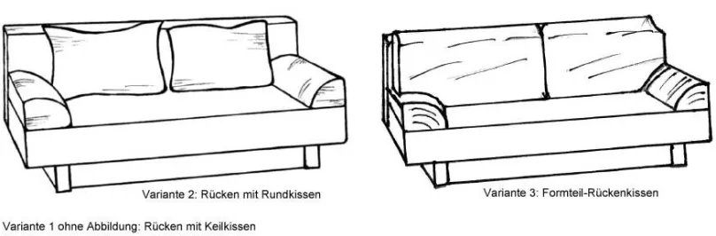 Outlet Oliver Schlafcouch mit Bettkasten Schlafsofa