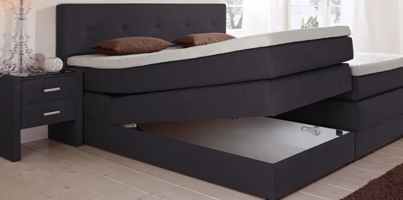 Oregon Boxspringbett 160x200 mit Bettkasten Boxspringbett