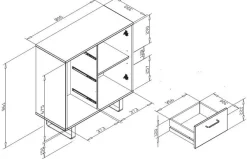 Online Orlando günstige Kommode eiche Sideboards|Anrichten