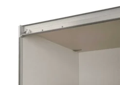 Paros Kleiderschrank mit Spiegel und Schubladen Schwebebetürenschränke