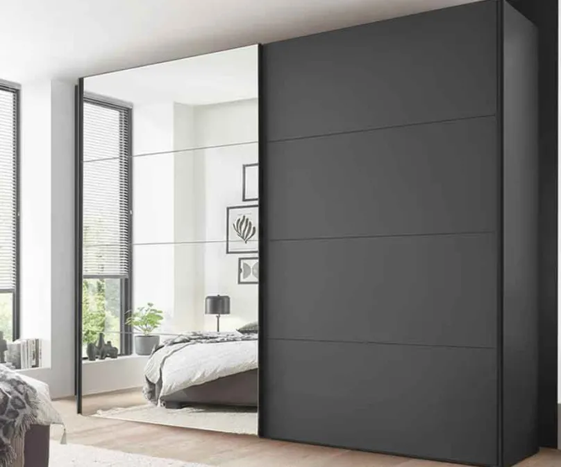 Discount Paros Schwebertürenschrank 2-türig Schwebebetürenschränke