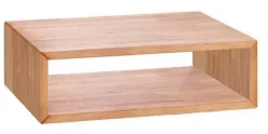 Pesaro Holzbett mit Polsterkopfteil Massivholzbett