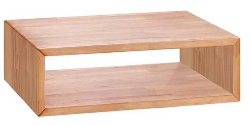 Pesaro Holzbett mit Polsterkopfteil Massivholzbett