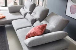 Outlet Phoenix Sofa mit Ottomane Ecksofas
