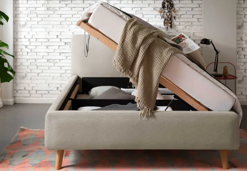 Best Polsterbett Mattis mit Bettkasten Polsterbett