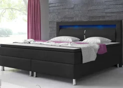 Outlet Polsterbett mit LED Polsterbett