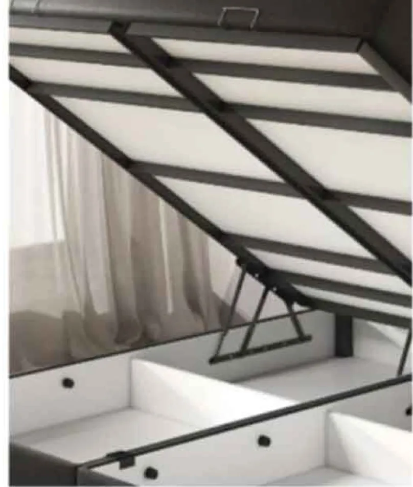 New Polsterbett mit Stauraum optional Polsterbett