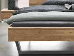Discount Redwood Massivholzbett Baumkante Massivholzbett
