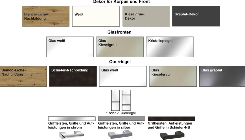Discount Rialto Schwebetürenschrank mit Spiegel Schwebebetürenschränke