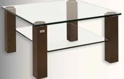 Sale Rimini Couchtisch bronze Glas Beistelltische|Couchtische