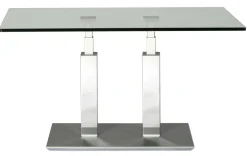 Sale Rimini Deluxe Couchtisch Glas chrom Beistelltische|Couchtische