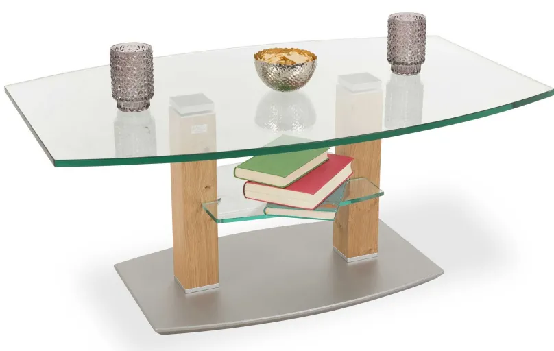 Online Rimini Deluxe Glastisch höhenverstellbar Couchtische