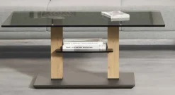 Hot Rimini Deluxe höhenverstellbarer Couchtisch Glas Couchtische