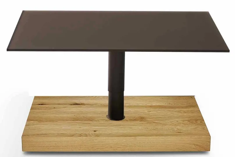 K736 Couchtisch höhenverstellbar Keramik Glas individuell Couchtische