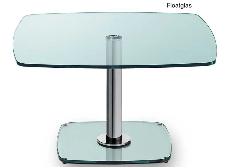 Hot Triplex Couchtisch höhenverstellbar Floatglas Beistelltische|Couchtische