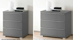 Clearance Rubin Nachttisch mit Schubladen Nachtkommode