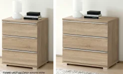 Clearance Rubin Nachttisch mit Schubladen Nachtkommode