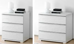 Clearance Rubin Nachttisch mit Schubladen Nachtkommode
