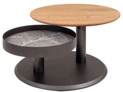 New 7503 runder Couchtisch mit Stauraum Couchtische