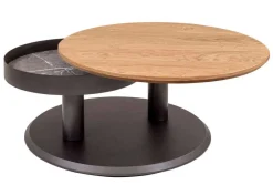 New 7503 runder Couchtisch mit Stauraum Couchtische