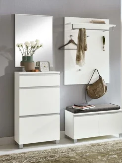 Online SALEA Garderobe Flur weiß Garderobenset