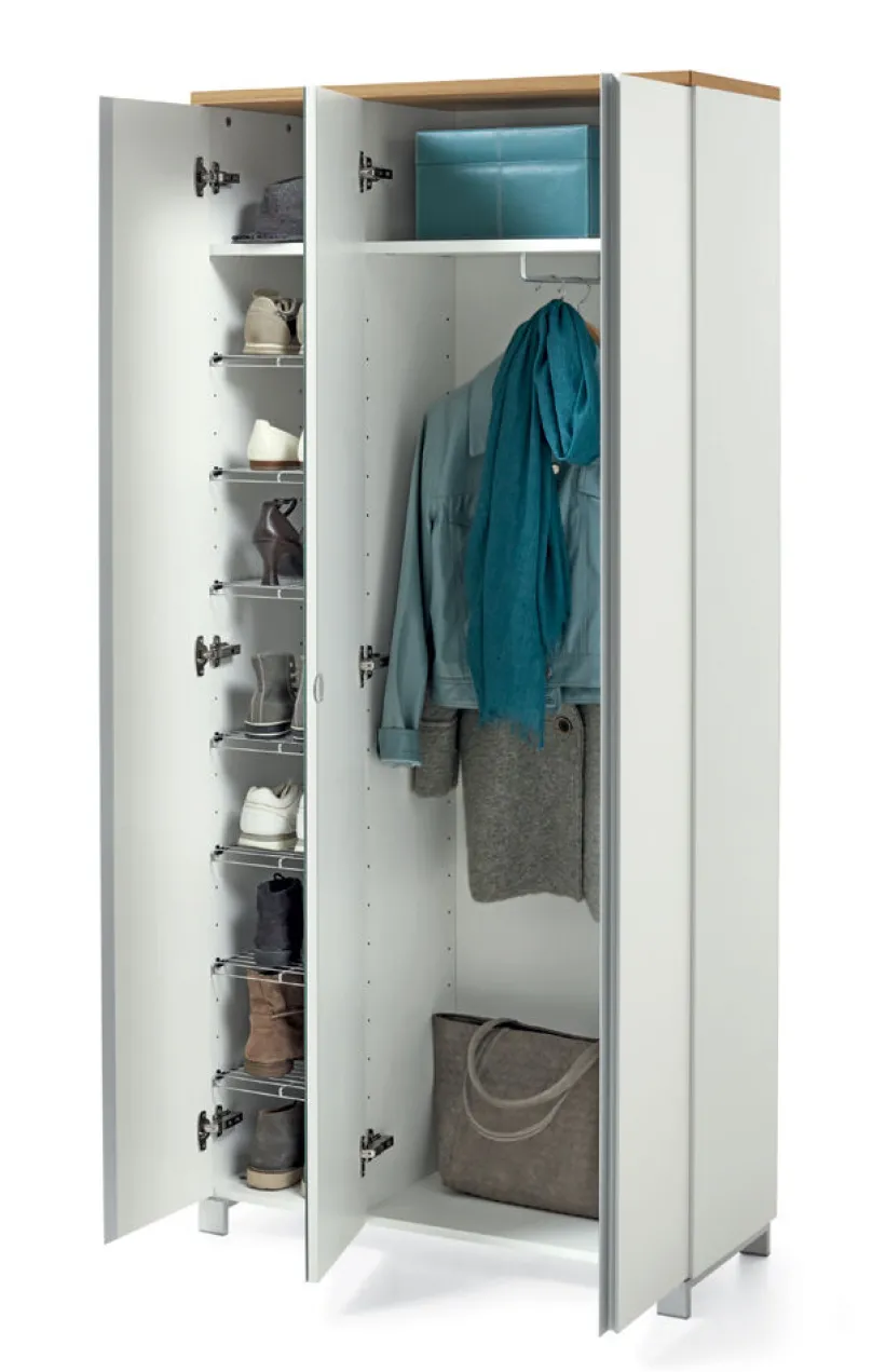 Hot SALEA Garderobenschrank weiß Garderobenschrank