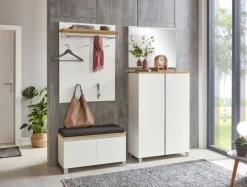 Discount SALEA Garderoben Set weiß Garderobenset