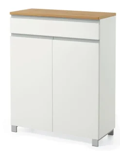 Outlet SALEA Schuhkommode weiß Flurkommode|Schuhschrank