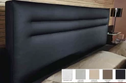 Hot Scale Bett eiche mit Polsterkopfteil Klassisches Bettgestell