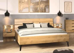 Hot Scale Bett eiche teilmassiv Klassisches Bettgestell