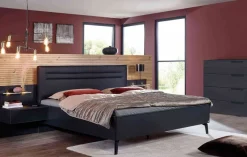 Outlet Scale Bett mit Polsterkopfteil Klassisches Bettgestell