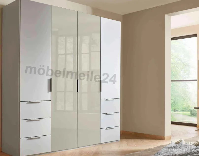 Hot Scale Spin Kleiderschrank 200 cm breit Drehtürenschränke|Garderobenschrank