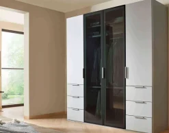 Hot Scale Spin Kleiderschrank 200 cm breit Drehtürenschränke|Garderobenschrank