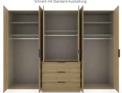 Hot Scale Spin Kleiderschrank 200 cm breit Drehtürenschränke|Garderobenschrank