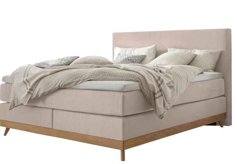 Best Scandia Boxspringbett Leinen Boxspringbett