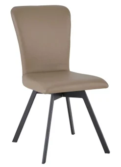 Outlet Schösswender 2er Set Polsterstühle Microfaser Lederoptik beige kurzfristig Stühle|Polsterstühle