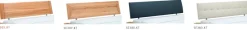 Outlet Select Holzbett mit Polsterkopfteil Massivholzbett