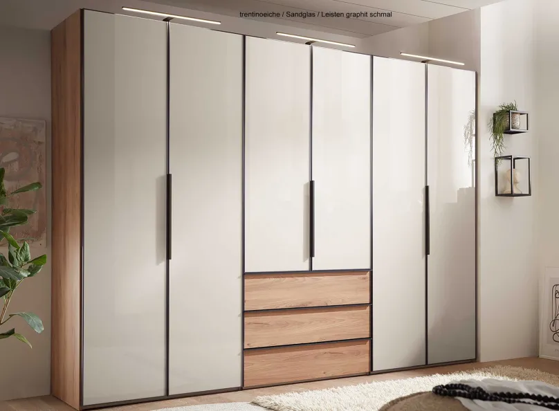 Best Sinfonie Plus Drehtürenschrank mit Schubladen Drehtürenschränke