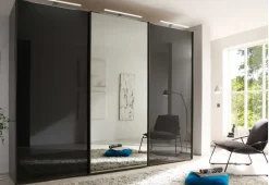 Outlet Sinfonie Plus Kleiderschrank mit Glastüren Schwebebetürenschränke