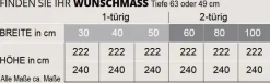 Sinfonie Plus Nova Systemschrank Schlafzimmer Drehtürenschränke