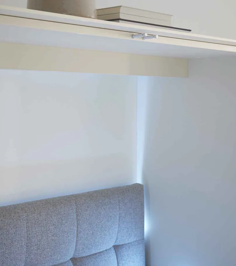 Smart & Clever Schrankwand mit Bett Schlafzimmer Komplett|Wohnwände